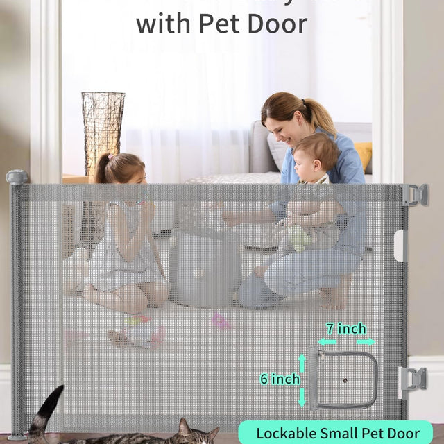 cozymom™ | Retractable Baby Safety Gate Mesh