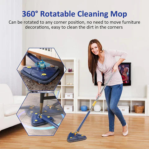 360° Rotatable Adjustable Cleaning Mop - Alzahra.com